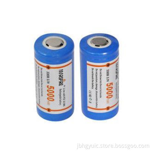 High power 3.7V Rechargeable Lithium Ion Battery 5000mAh wi